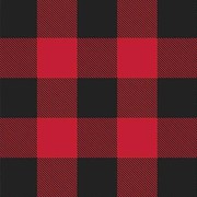 Flannel Fabric Online - Black and Red Plaid Flannel